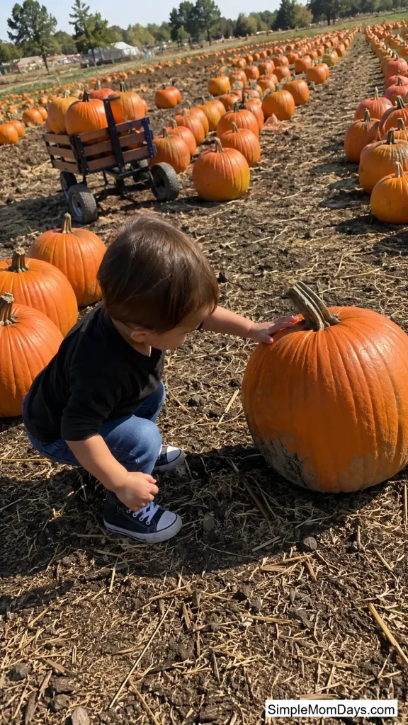 Daytime Pumpkin Patch Visit