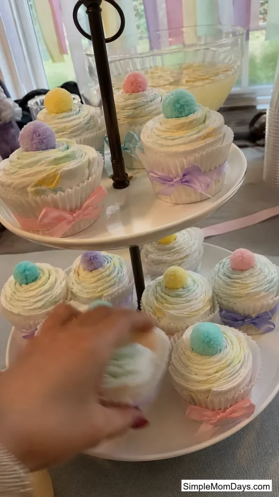 Diaper Cupcakes