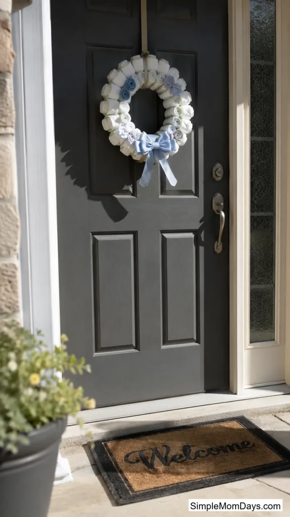 Diaper Wreath