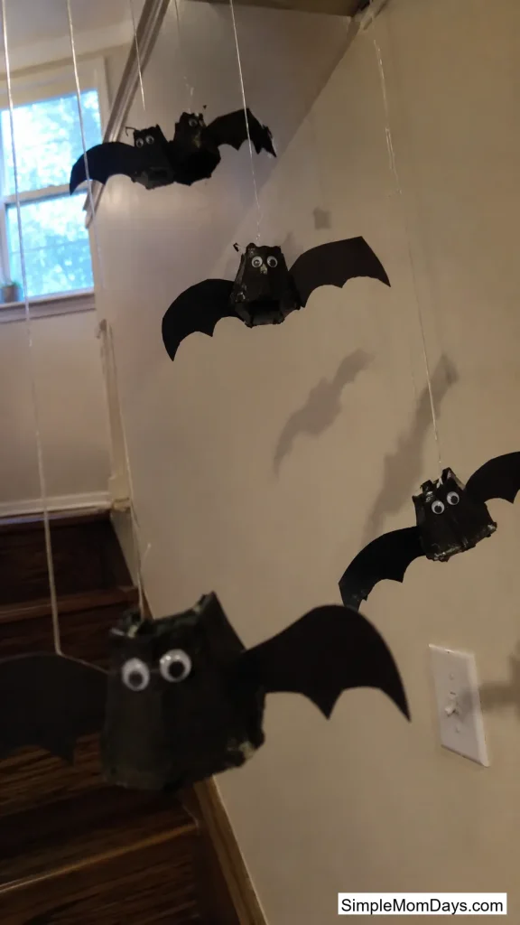 Egg Carton Bat Swarm
