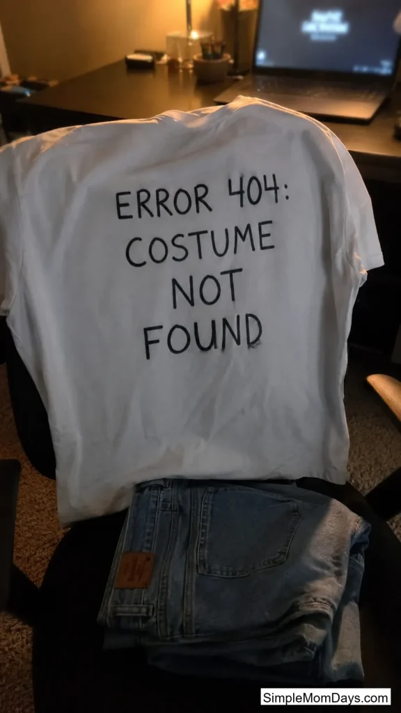 "Error 404: Costume Not Found"