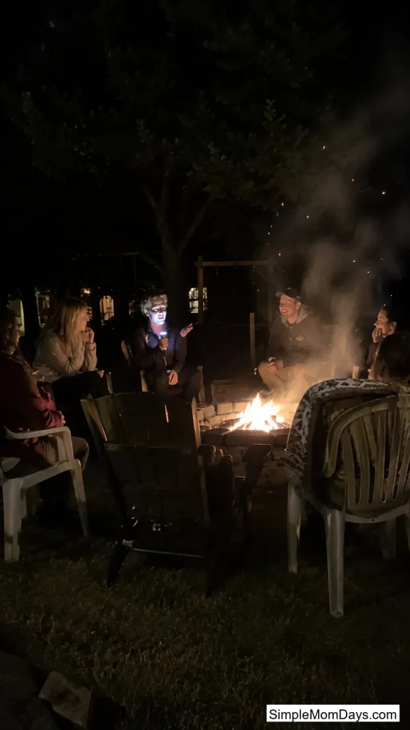 Fire Pit Ghost Story Circle
