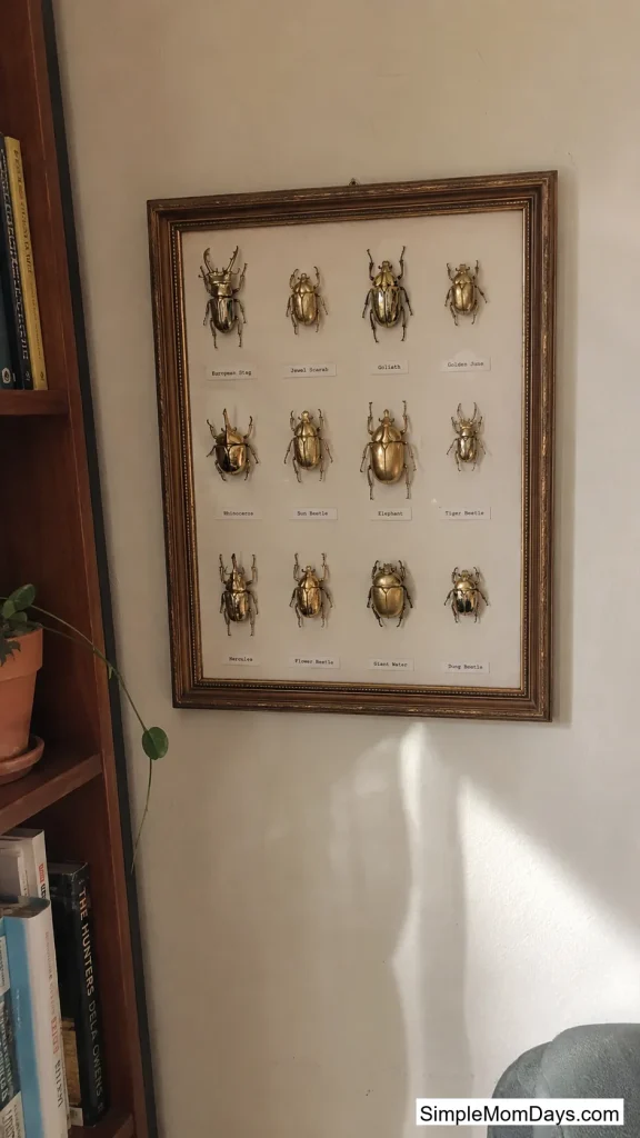 Framed "Specimen" Bug Art