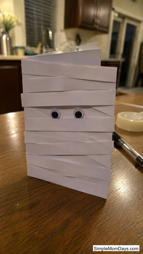 Fringe-Cut Mummy Card