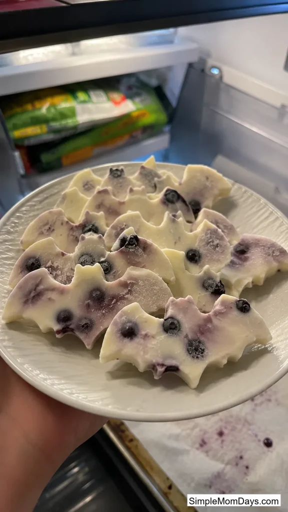 Frozen Yogurt Bat Bites