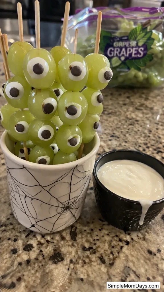 Fruit Eyeball Skewers