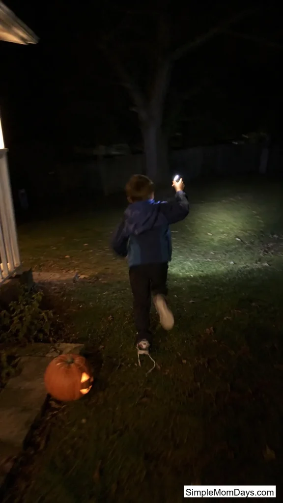 Ghost in the Graveyard Flashlight Tag
