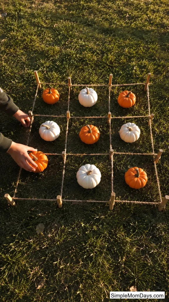 Giant Pumpkin Tic-Tac-Toe