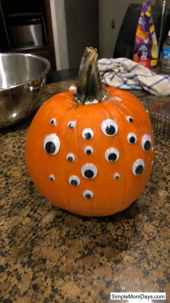 Googly-Eye Monster Pumpkins