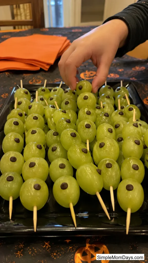 Grape Eyeball Skewers