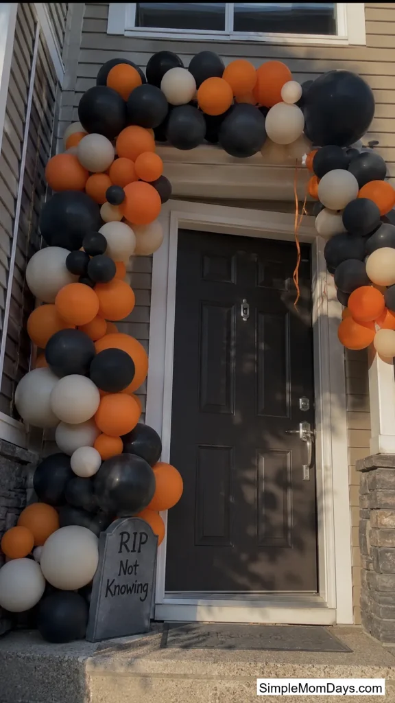 Graveyard Balloon Garland
