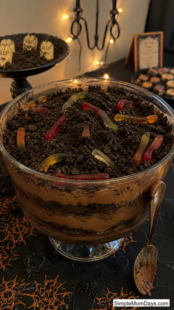 Graveyard Dirt Pudding Cups