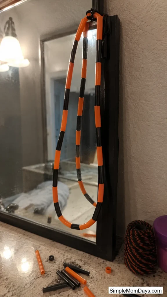 Halloween Straw Necklace