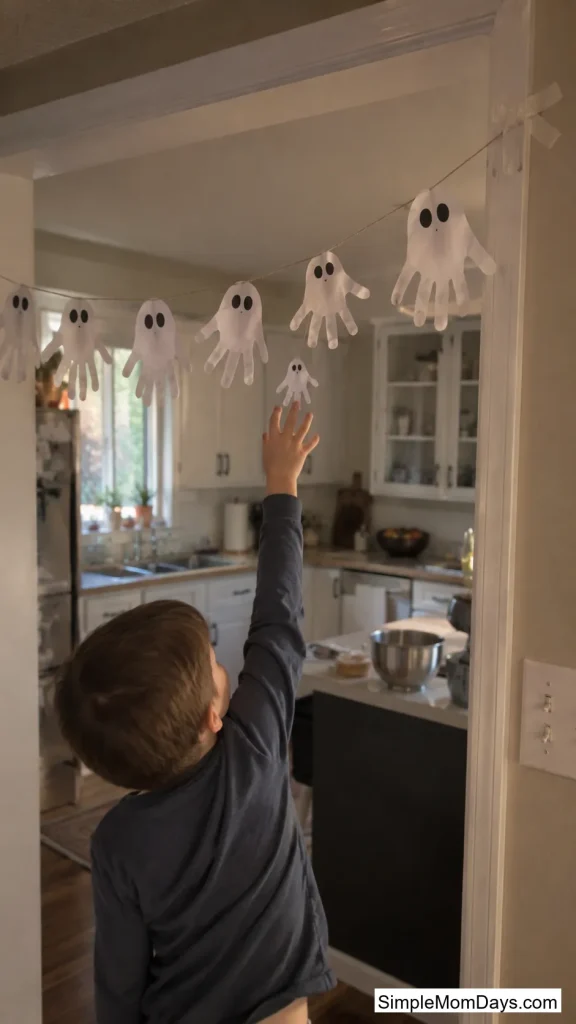 Handprint Ghost Garland