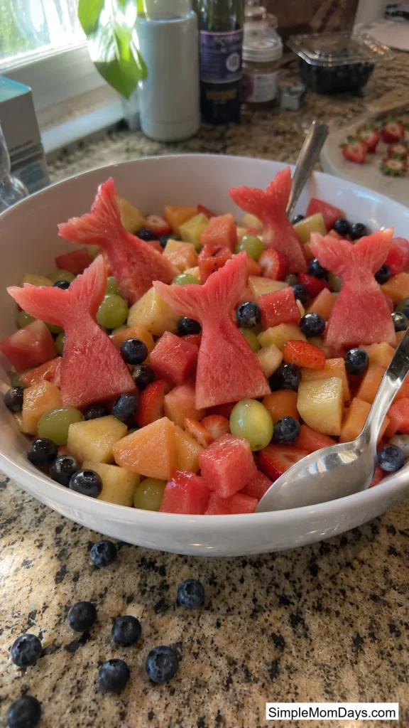 Honey-Lime Mermaid Fruit Salad