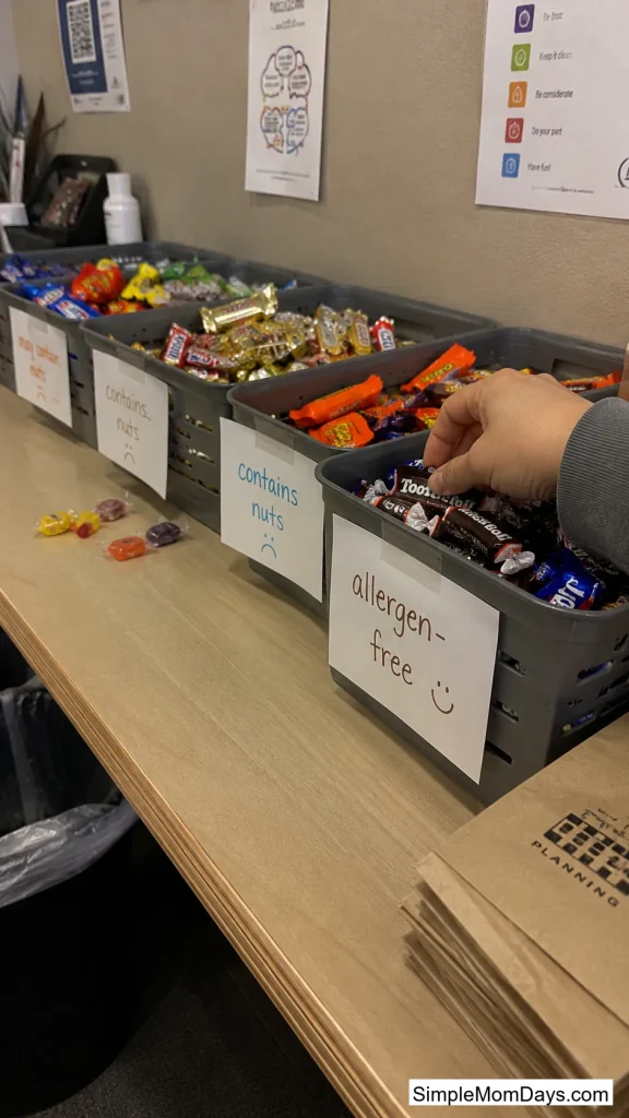 Labeled Build-Your-Own Candy Bar