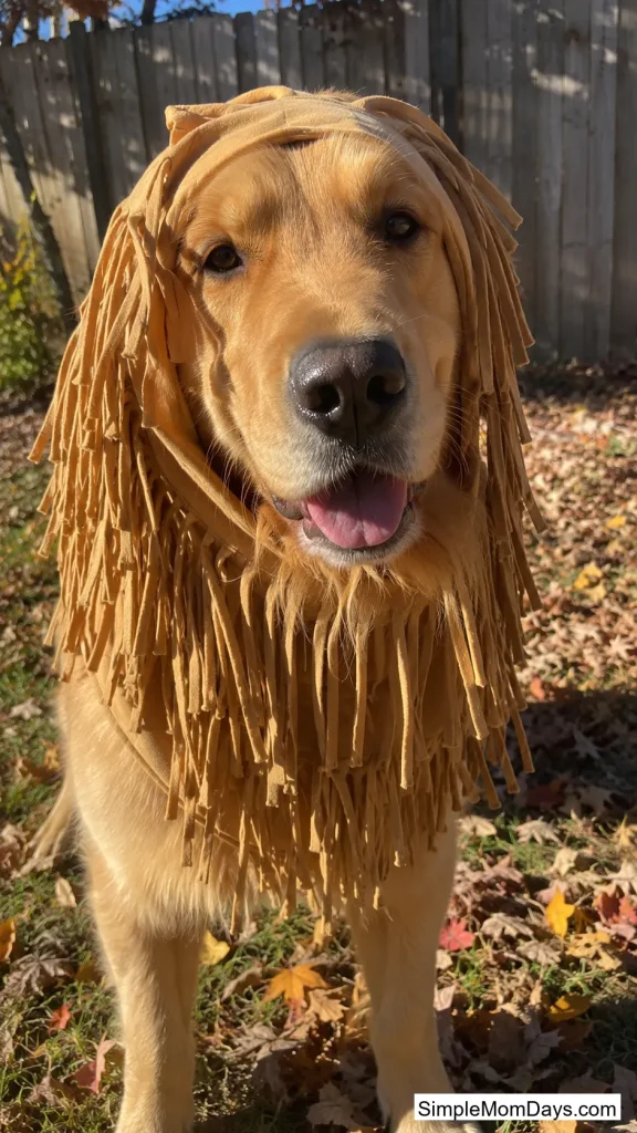 Lion Mane From an Old T-Shirt