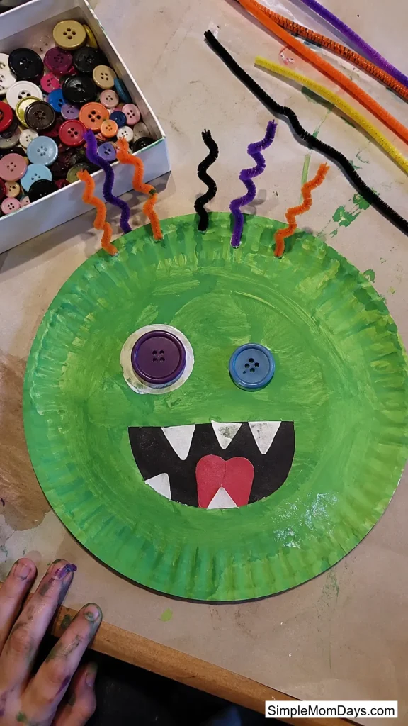 Mad Scientist Monster Plate