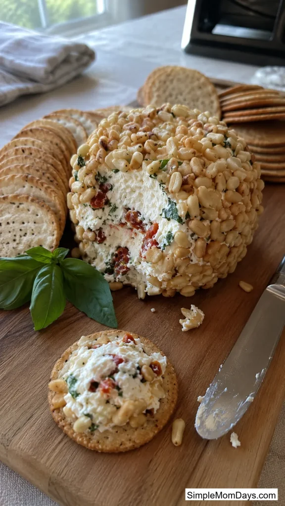 Mini Caprese Cheese Ball