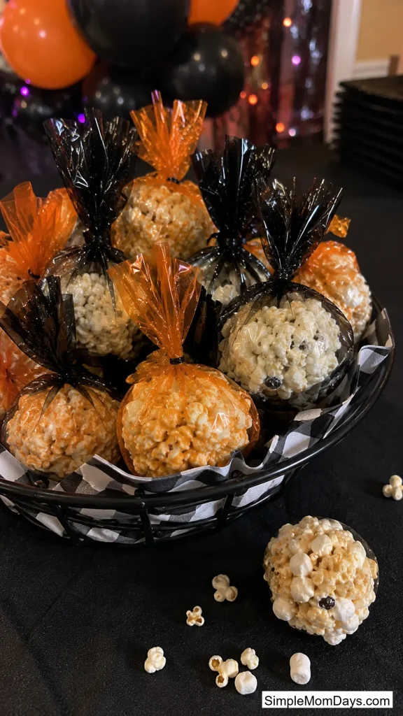 Mini Marshmallow Popcorn Balls