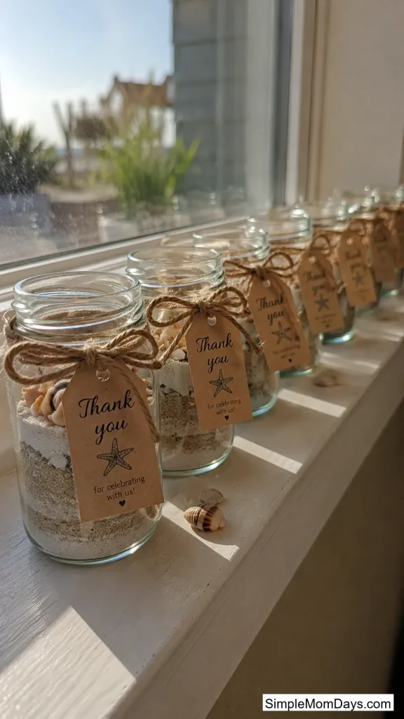 Mini Sand and Shell Jars
