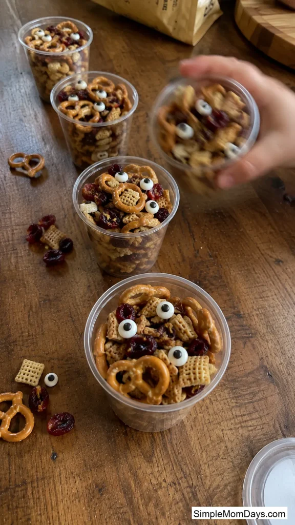 Monster Trail Mix Cups