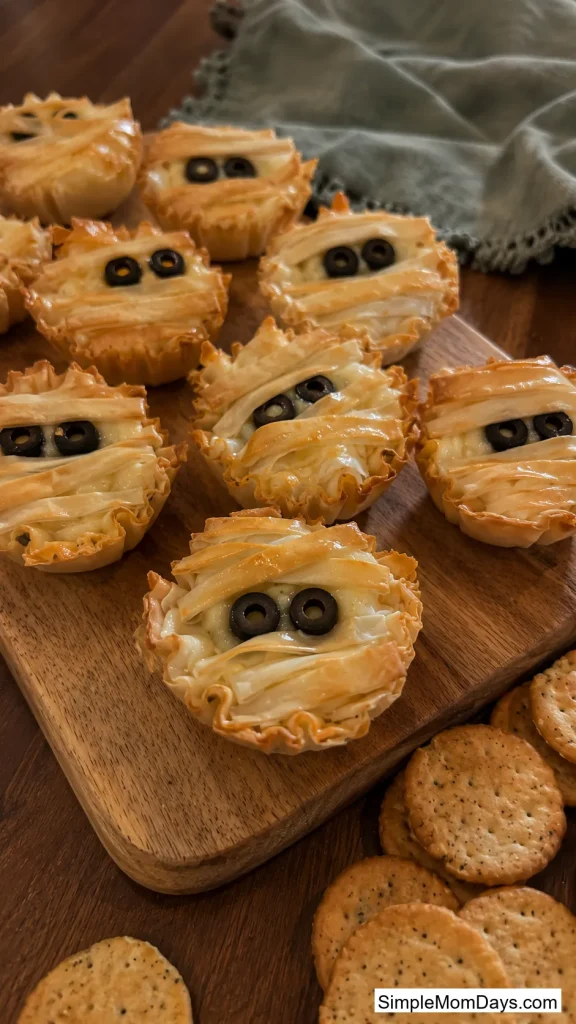Mummy Brie Bites in Phyllo Cups