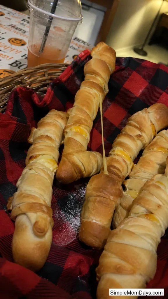 Mummy Cheese Breadsticks