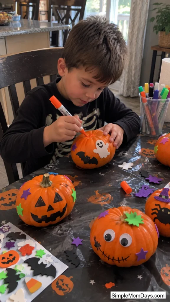 No-Carve Pumpkin Decorating