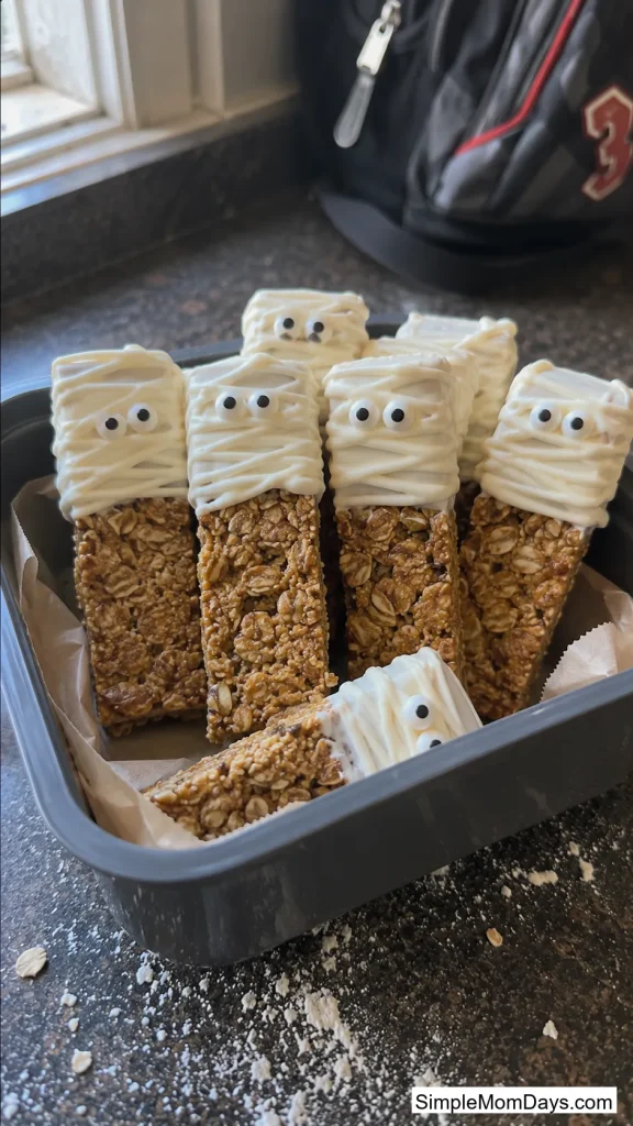 Nut-Free Granola Bar Ghosts