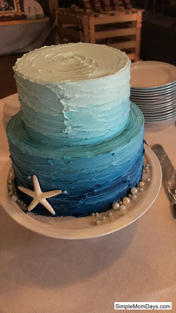 Ombre Wave Cake