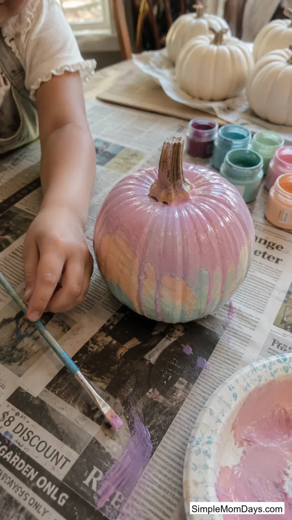 Paint-Your-Own Pumpkin Station