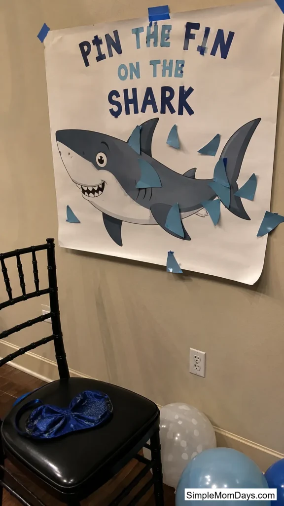 Pin the Fin on the Shark