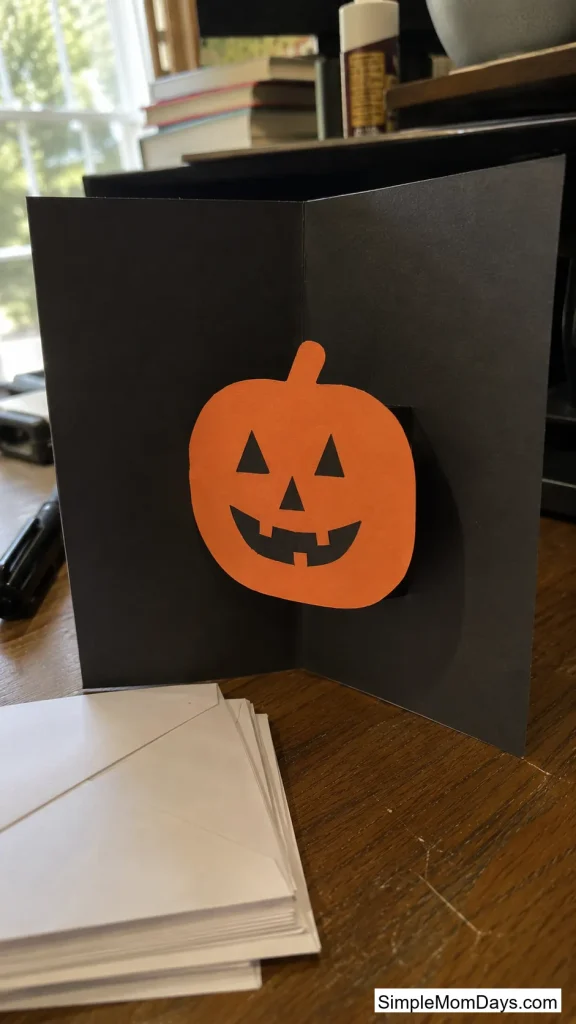 Pop-Up Jack-o'-Lantern Card