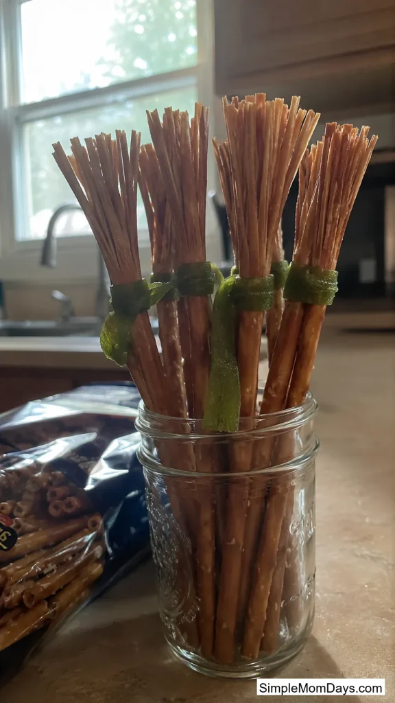 Pretzel Witch Broom Sticks