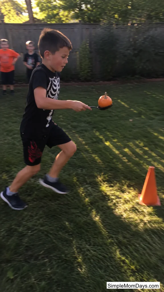 Pumpkin Spoon Relay