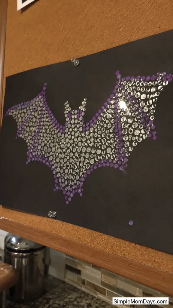 Q-Tip Dot-Painted Bats