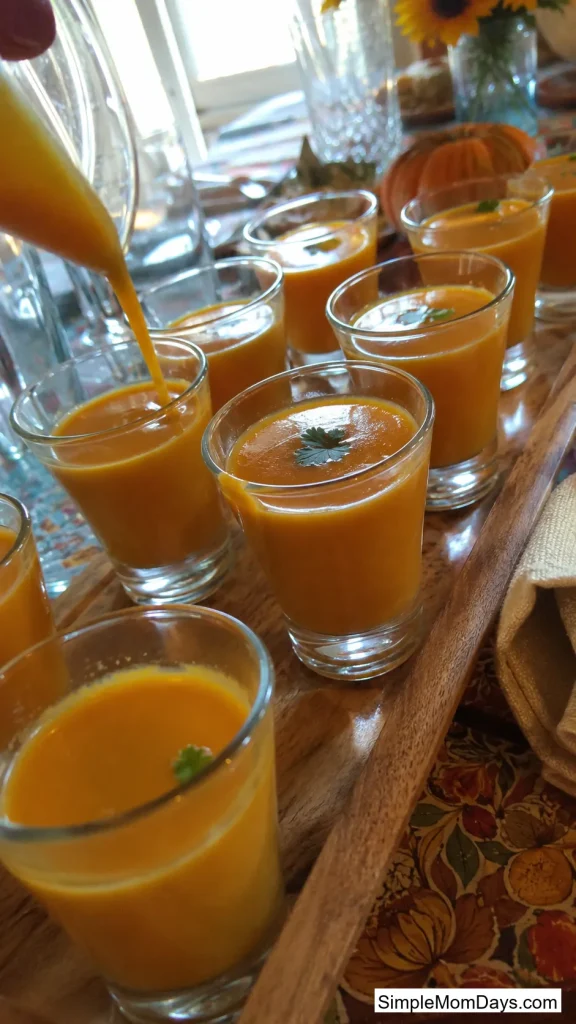 Roasted Pumpkin Soup Shooters
