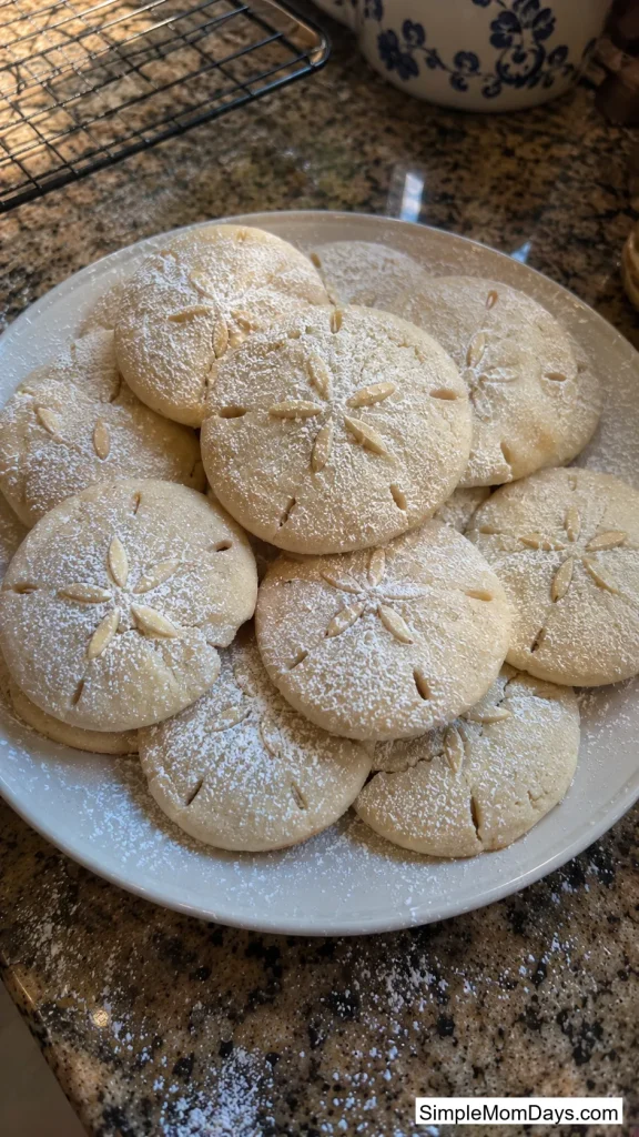 Sand Dollar Sugar Cookies