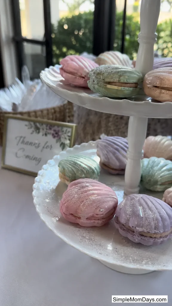 Seashell Macarons