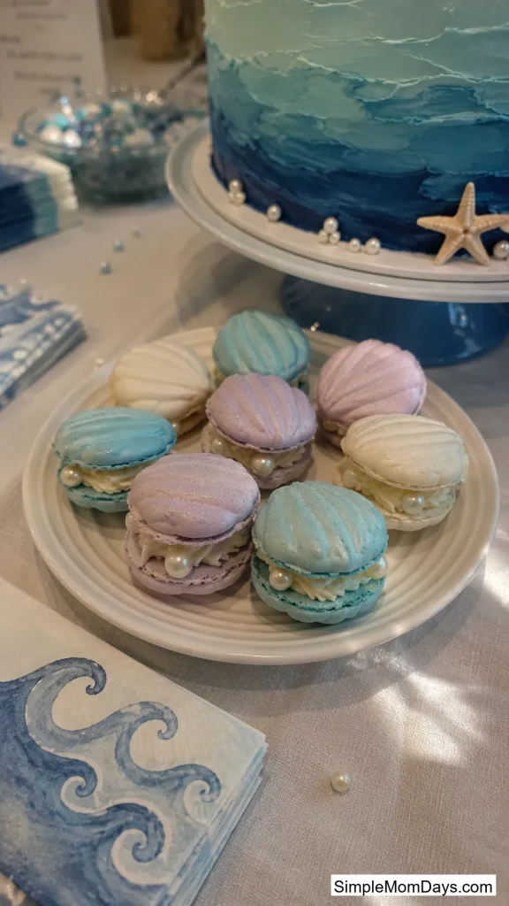 Seashell Macarons