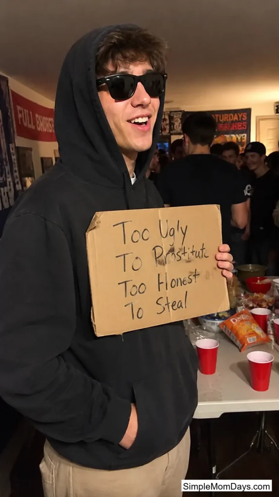 "She Doesn't Even Go Here" Sign