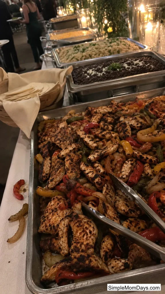 Sheet-Pan Chicken Fajita Bar