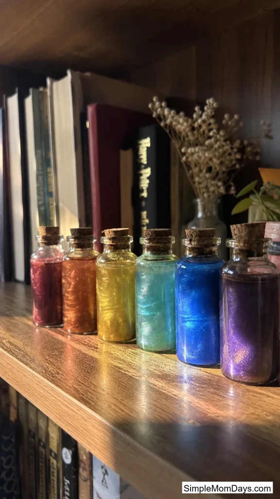 Shimmering Potion Bottles
