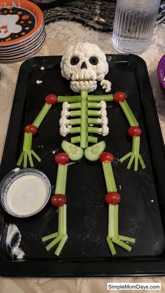 Skeleton Veggie Tray