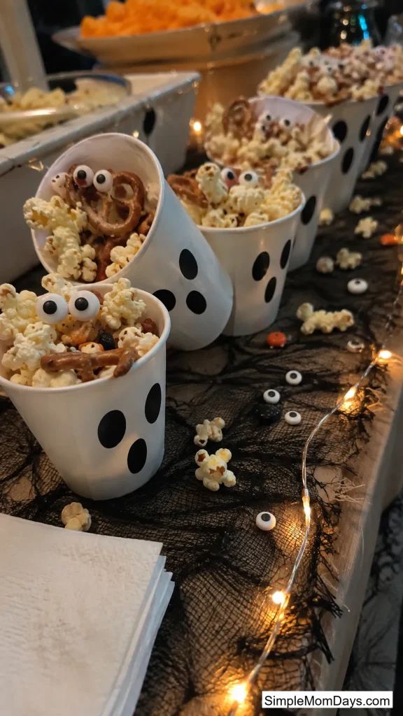 Snack Mix Eyeball Cups