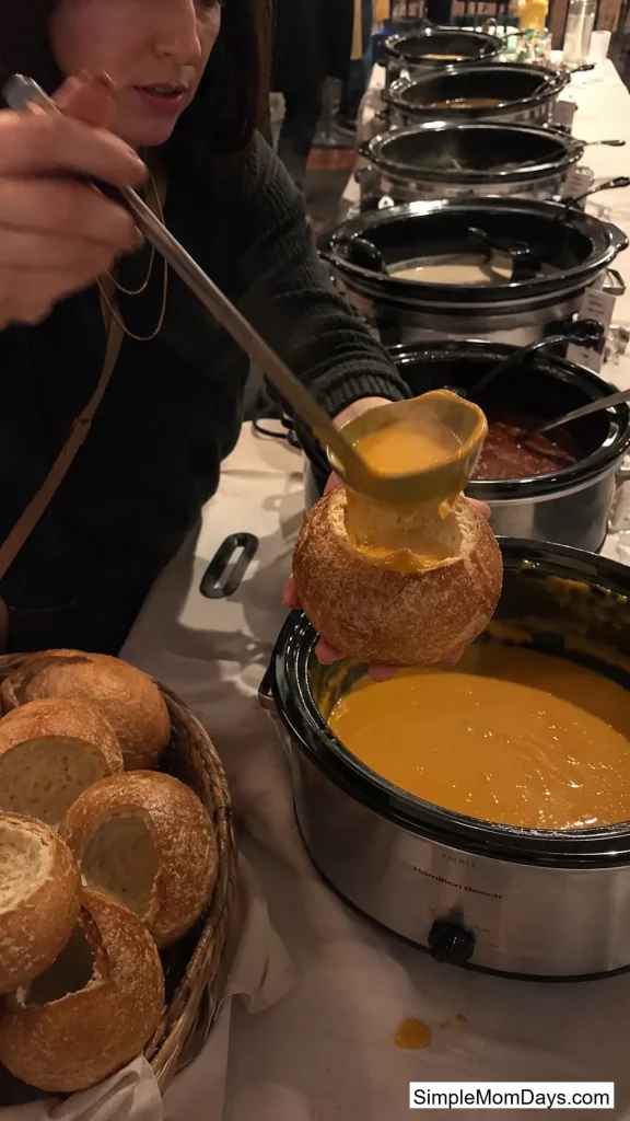 Soup and Bread Bowl Bar