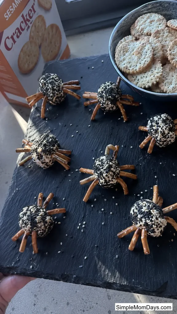 Spider Cheeseballs