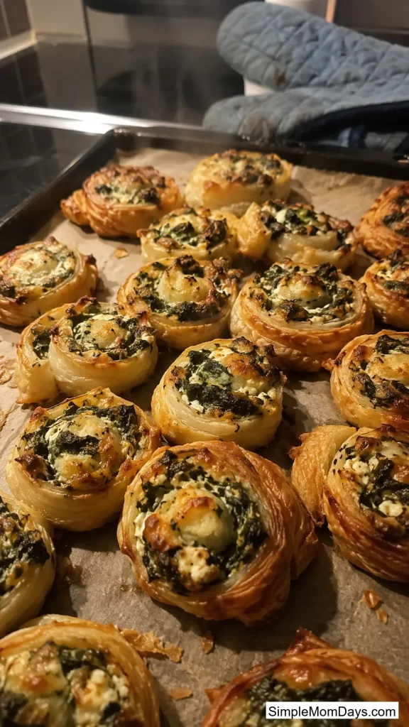 Spinach & Feta Pinwheel Bites