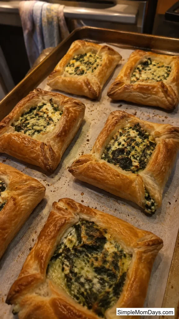 Spinach Puff Pastry Tarts